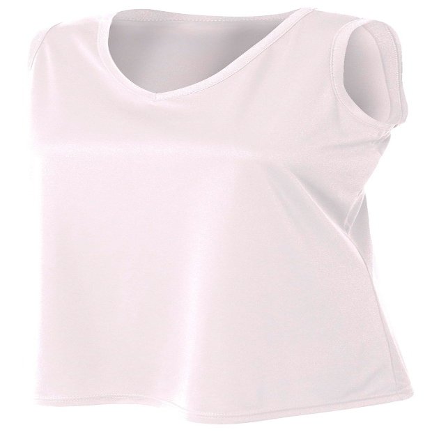 A4 Womens Athletic Tank, 2XL, White