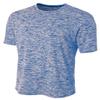 A4 Mens Space Dye Tech Tee, XL, Royal view 1