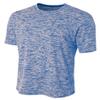 A4 Mens Space Dye Tech Tee, XL, Royal view 2