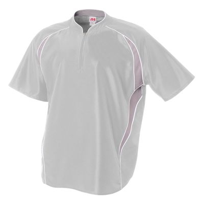A4 NB4241-SIL Batting Jacket, Medium, Silver