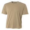 A4 Men's Cooling Performance Crew Short Sleeve T-Shirt, Sand, X-Large view 1