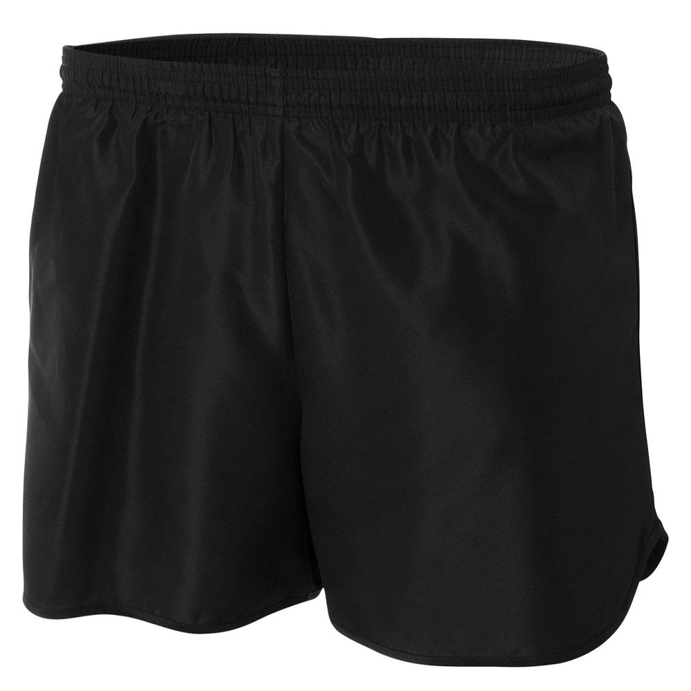 A4 Mens 4" Basic Running Short, XL, Black