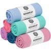 Shandali Hot Yoga GoSweat Microfiber Hand Towel in Super Absorbent Premium Placid Blue Suede for Bikram, Pilates, Gym, and Outdoor Sports. 16 x 26.5 inches. view 3