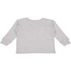 RABBIT SKINS Toddler 100% Cotton Fine Jersey Long Sleeve Tee, Heather, 3T view 3