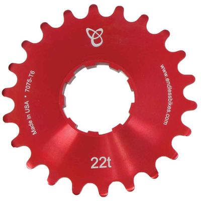Endless Bike Kick Ass cog, 22t - red ano - 22TR