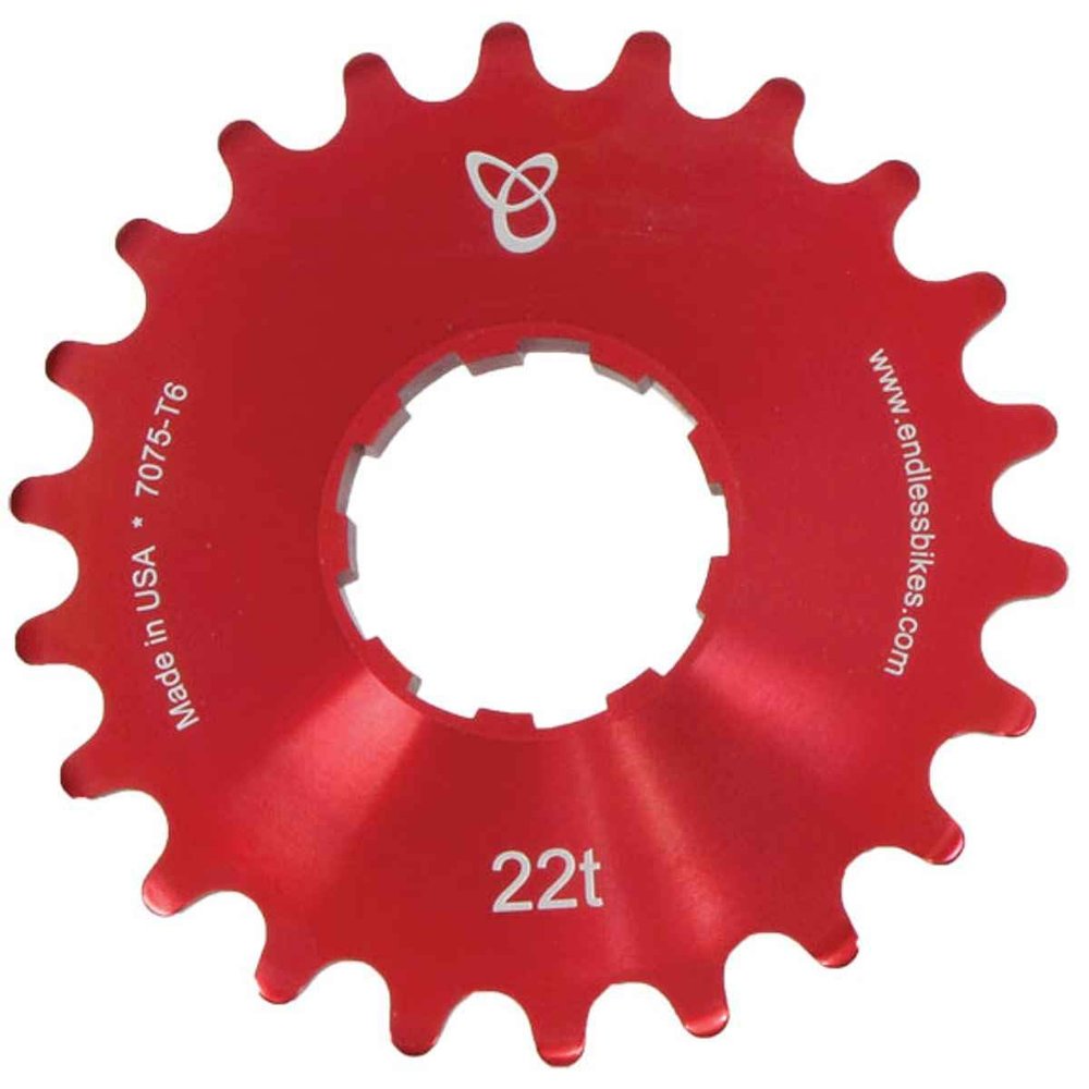 Endless Bike Kick Ass cog, 22t - red ano - 22TR