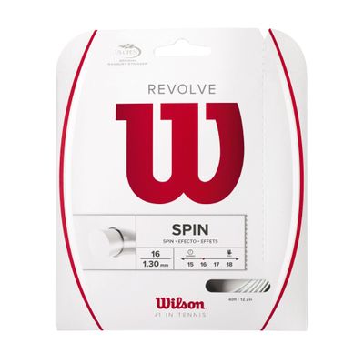 Wilson Revolve 16 Tennis String - Set, White