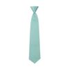 Tuxedo Park Robin's Egg Blue Satin Mens Pre-Tied Neck Tie view 1