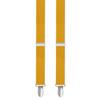 Gold Clip-on Suspenders, 1" with Silver Clip view 1