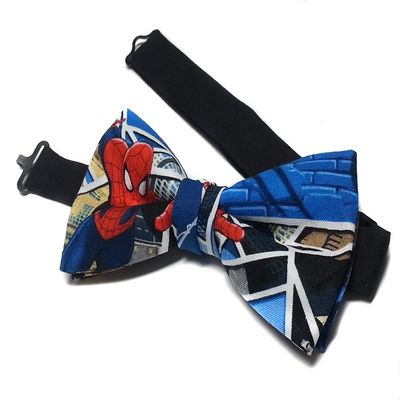 EmilyRose Couture Super Heroes Bowties-sci Fi, Horror (Spider Blue 6-12 Year Olds)