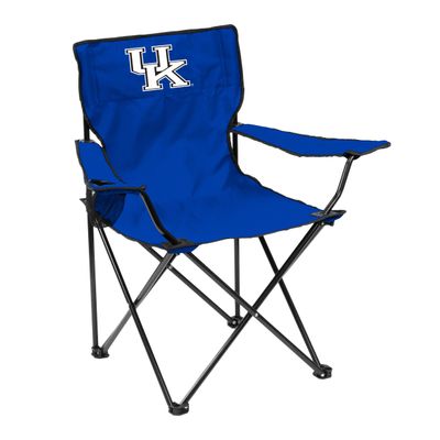 Logo Brands NCAA Kentucky Wildcats Quad Chair, Unisex Adult Chair with One Cup Holder, Team Color, One Size
