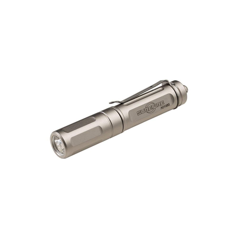 SureFire Titan Plus Ultra-Compact Variable-Output LED Keychain Light, Silver matte