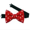 EmilyRose Couture Men's Polka Dot Bow Ties (6-12 Year Olds, Red/White Polka Dots) view 1