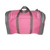 Carry On Bag, Oversize Carry-on U Opening for Easy Excess Front Pocket Made In USA. (pink/Gray) view 2