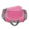 Carry On Bag, Oversize Carry-on U Opening for Easy Excess Front Pocket Made In USA. (pink/Gray) view 4