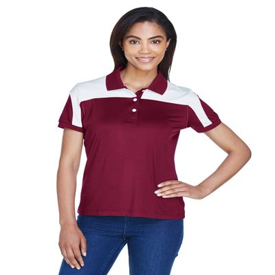 Team 365 Ladies' Victor Performance Polo XS SPORT MAROON