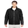 Team 365 Adult Conquest Jacket with Mesh Lining L BLACK view 1