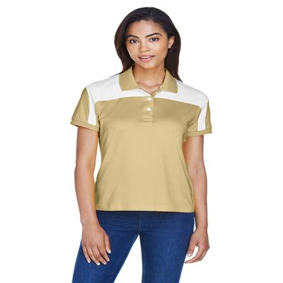 Team 365 Ladies' Victor Performance Polo XL SPORT VEGAS GOLD