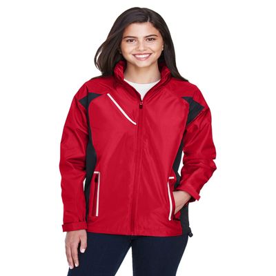 Team 365 Ladies' Dominator Waterproof Jacket M SPORT RED