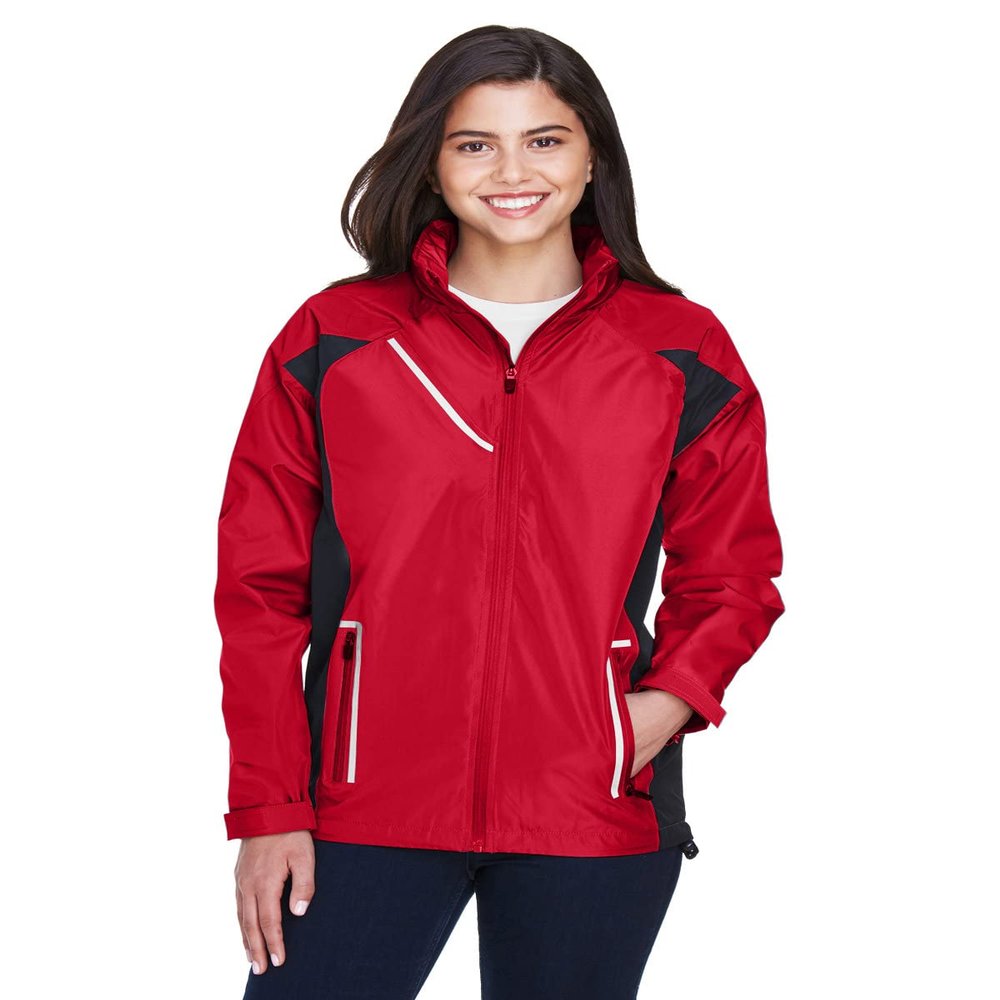 Team 365 Ladies' Dominator Waterproof Jacket M SPORT RED
