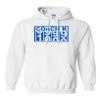 City Shirts Speedometer 1000 Wins Basketball Sweatshirt Hoodie (XXX Large, White w/Royal Blue) view 1