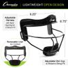 Champion Sports Steel Softball Face Mask - Classic Fielders Masks for Youth - Durable Head Guards - Premium Sports Accessories for Indoors and Outdoors - Silver view 3