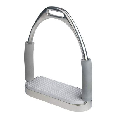 CENTAUR Jointed Stirrup Irons, Color: Stainless Steel, Size: 4.25 (464050SS-425)