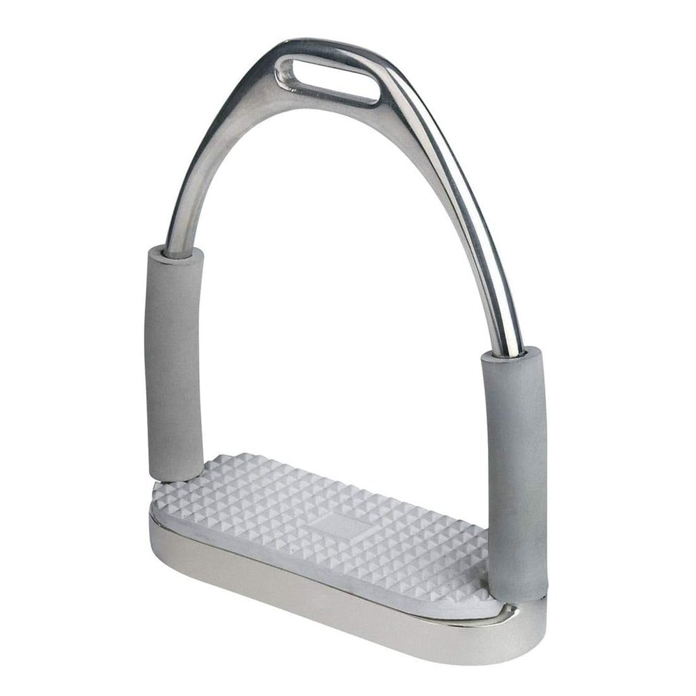 CENTAUR Jointed Stirrup Irons, Color: Stainless Steel, Size: 4.25 (464050SS-425)