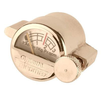 Petromax Manometer for HK150/HK250/HK350/HK500 Home or Camping Pressure Lanterns, Spare Part Lamps, Brass