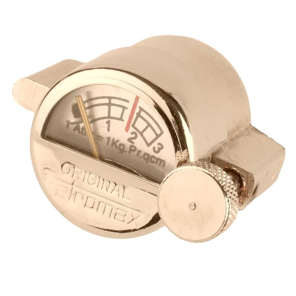 Petromax Manometer for HK150/HK250/HK350/HK500 Home or Camping Pressure Lanterns, Spare Part Lamps, Brass