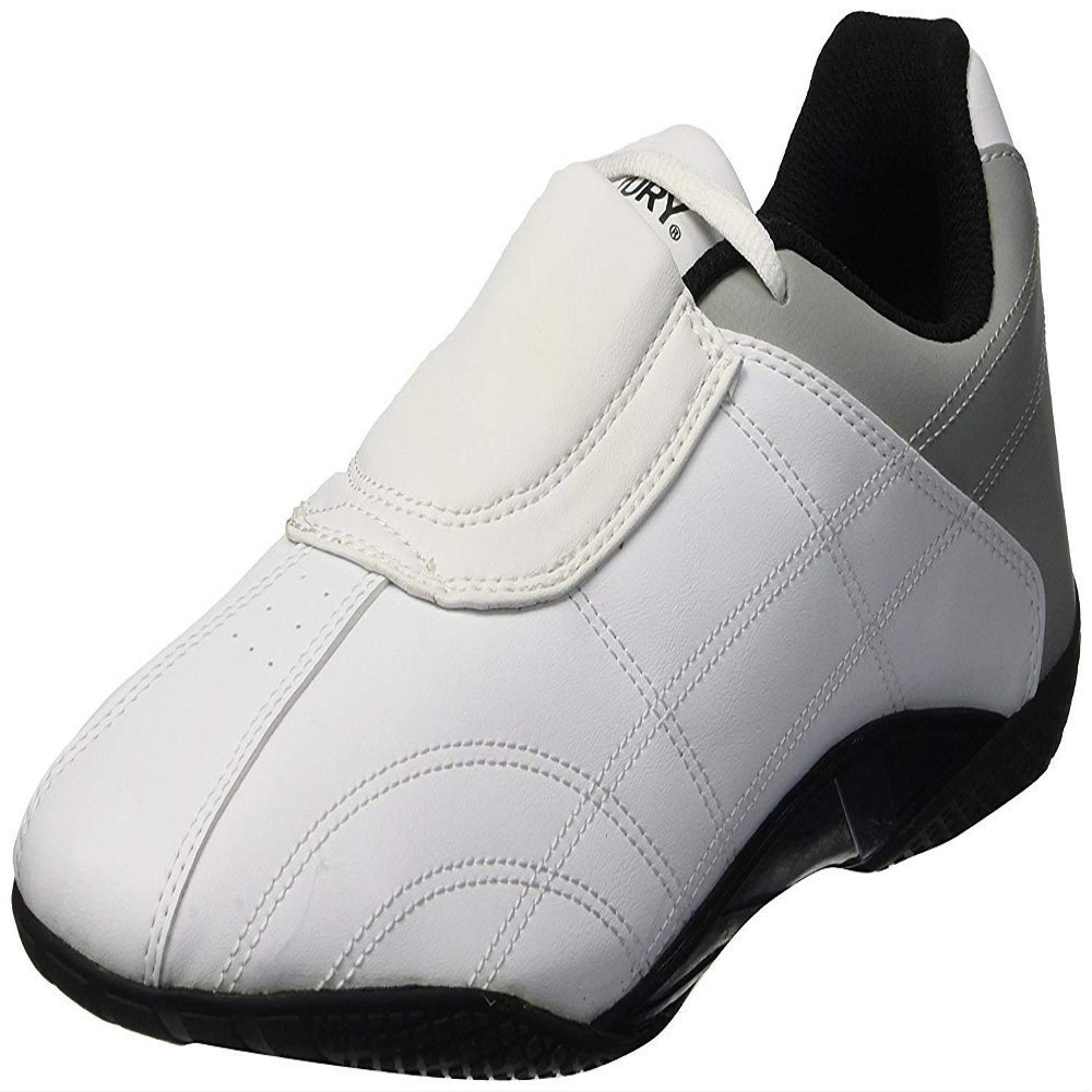 Century Lightfoot Martial Arts Shoes, White, Size 2.5