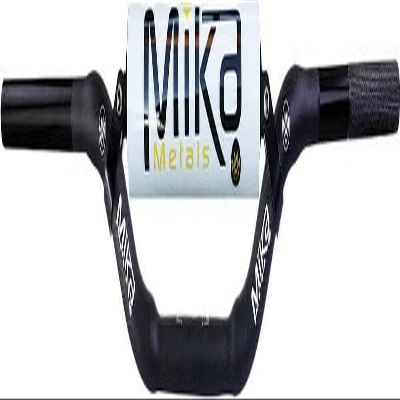Mika Metals 205-7222W Handlebar Hybrid Series 7/8" Cr High Bend Wht