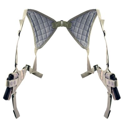 EXPLORER H24-ACU Fully Adjustable Every Day Carry Tactical Under Arm Double Pistol Carrier