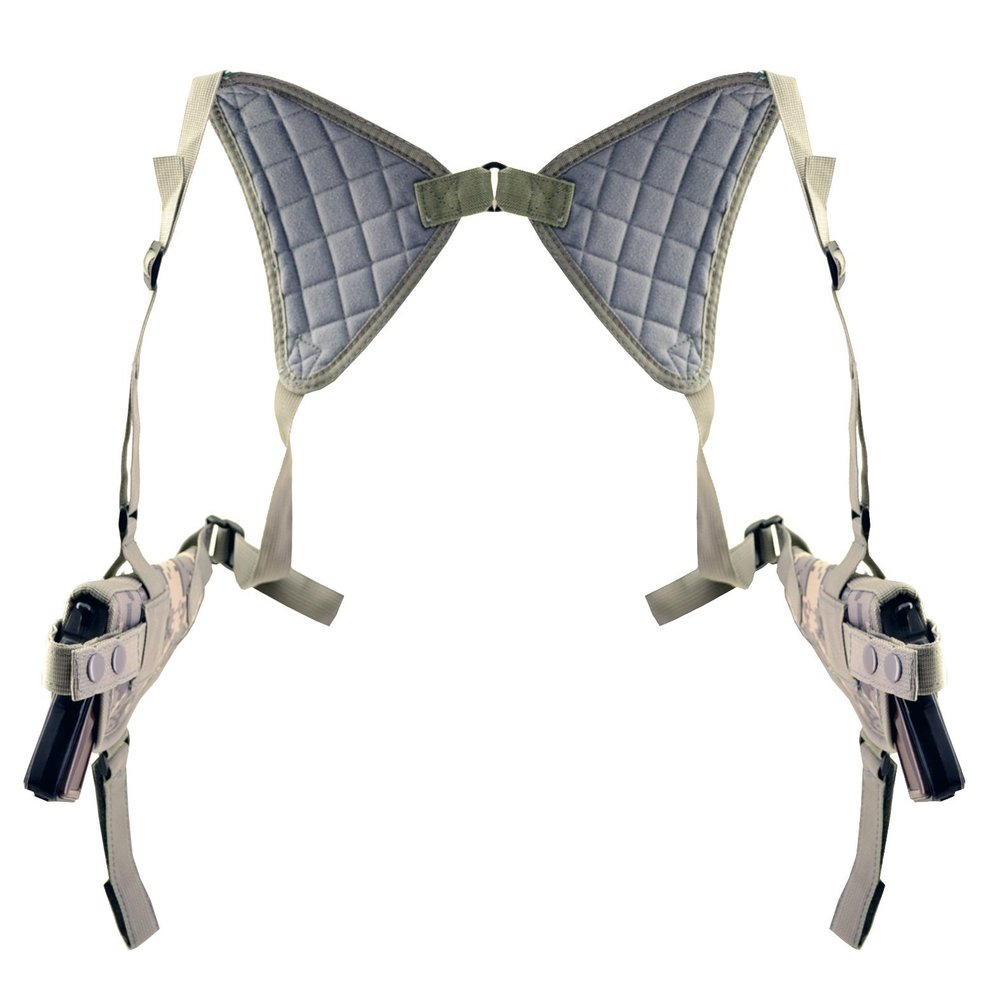 EXPLORER H24-ACU Fully Adjustable Every Day Carry Tactical Under Arm Double Pistol Carrier