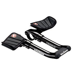 FSA Vision Team Mini TT Clip-On UCI Legal Bicycle Aero Handlebar - 31.8mm x 170mm - 670-2829