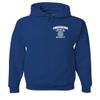 Tee Hunt Firefighter My Job is to Save Your Ass Hoodie Funny FD Hooded Unisex Pullover Royal Blue X-Large view 2