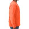 Jerzees Men's Dri-Power Cotton Blend Long Sleeve Tees, Moisture Wicking, Odor Protection, UPF 30+, Sizes S-3X, Safety Orange, XX-Large view 2