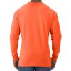 Jerzees Men's Dri-Power Cotton Blend Long Sleeve Tees, Moisture Wicking, Odor Protection, UPF 30+, Sizes S-3X, Safety Orange, XX-Large view 3