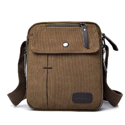 Small Crossbody Bags Canvas Shoulder Travel Purse Mini Messenger Wallet Bag for Women Men