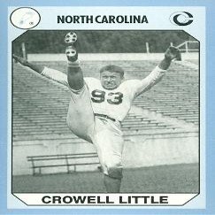 Crowell Little Football Card (North Carolina) 1990 Collegiate Collection No.190