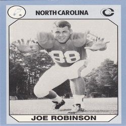 Sports Memorabilia Joe Robinson Football Card (North Carolina) 1990 Collegiate Collection No.159