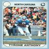 Autograph Warehouse Tyrone Anthony Football Card (North Carolina) 1990 Collegiate Collection No.91 view 1