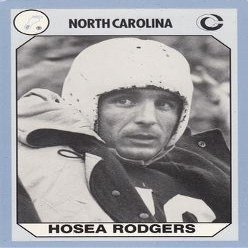 Autograph Warehouse Hosea Rodgers Football Card (North Carolina) 1990 Collegiate Collection No.105