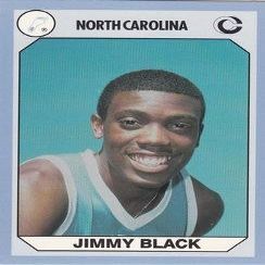 Autograph Warehouse Jimmy Black Basketball Card (North Carolina) 1990 Collegiate Collection No.30