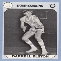 Autograph Warehouse Darrell Elston Basketball Card (North Carolina) 1990 Collegiate Collection No.165