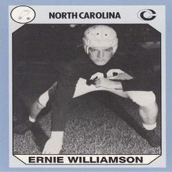 Autograph Warehouse Ernie Williamson Football Card (North Carolina) 1990 Collegiate Collection No.144