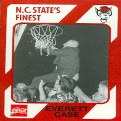 Autograph Warehouse Coach Everett Case Basketball Card (N.C. North Carolina State) 1989 Collegiate Collection No.186