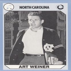 Autograph Warehouse Art Weiner Football Card (North Carolina) 1990 Collegiate Collection No.119