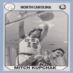 Sports Memorabilia Mitch Kupchak Basketball Card (North Carolina) 1990 Collegiate Collection No.108