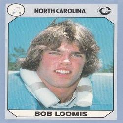 Autograph Warehouse Bob Loomis Football Card (North Carolina) 1990 Collegiate Collection No.84